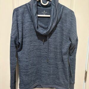 Athleta Blue Cowl Neck Sweater size medium